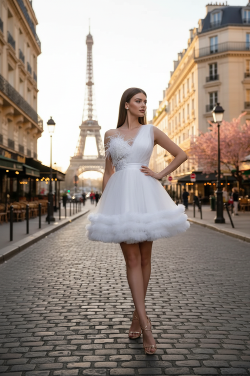 Babydoll cocktail dress