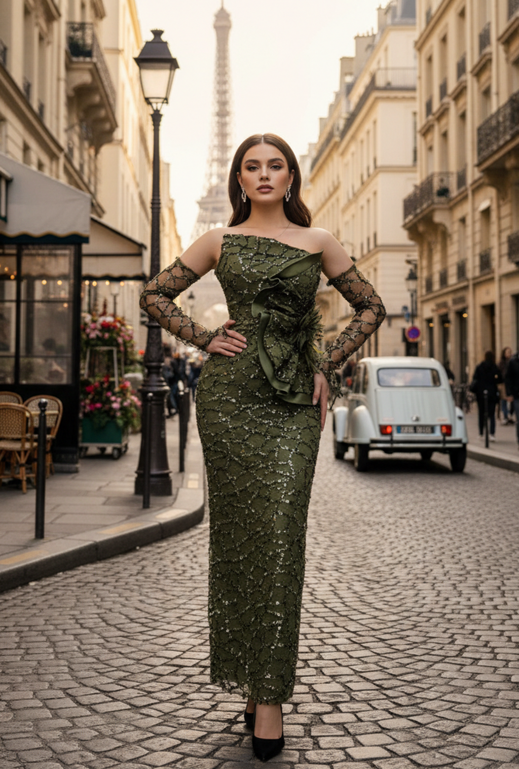 Sequin cocktail dress
